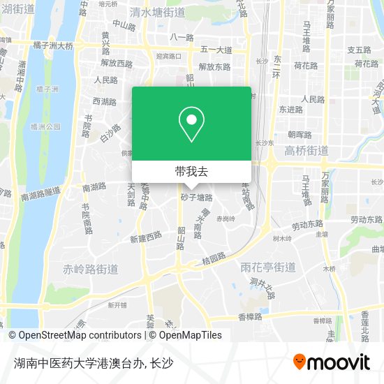 湖南中医药大学港澳台办地图