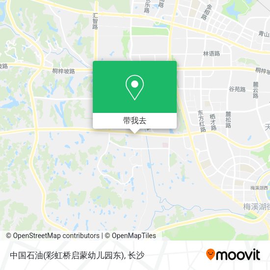 中国石油(彩虹桥启蒙幼儿园东)地图