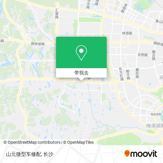 山元微型车修配地图