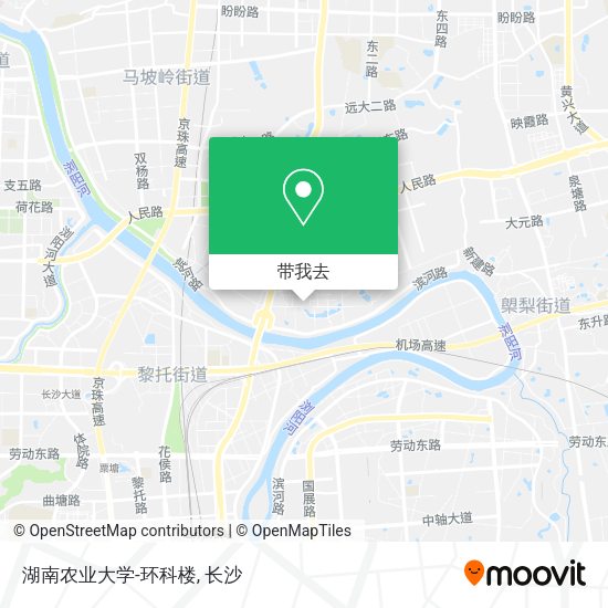 湖南农业大学-环科楼地图