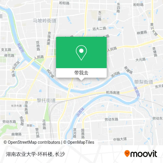 湖南农业大学-环科楼地图