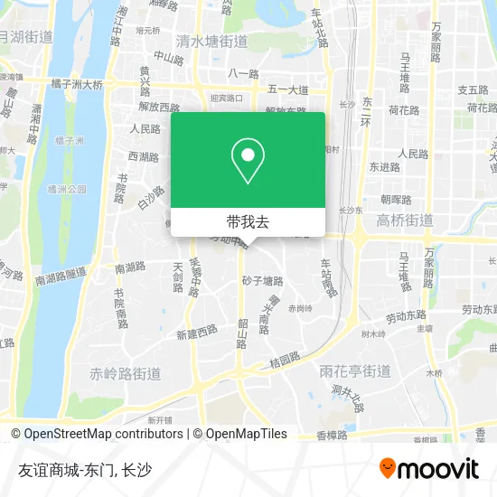 友谊商城-东门地图