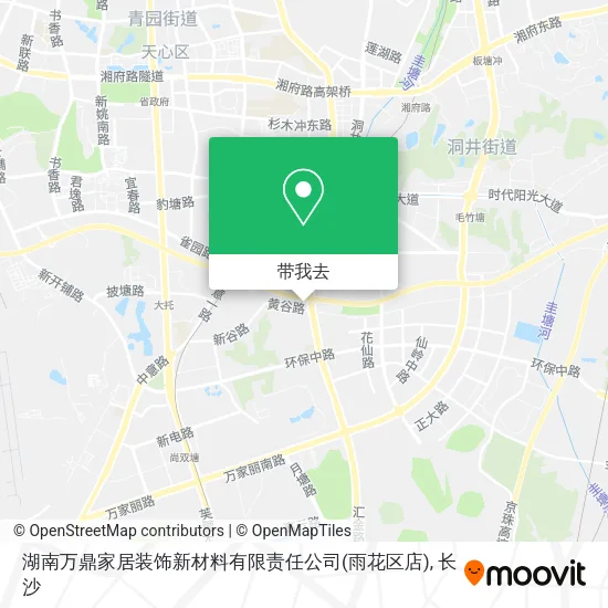 湖南万鼎家居装饰新材料有限责任公司(雨花区店)地图