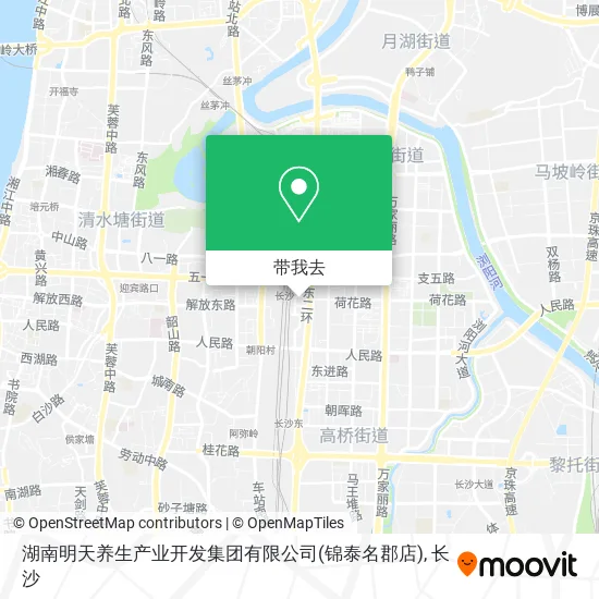 湖南明天养生产业开发集团有限公司(锦泰名郡店)地图