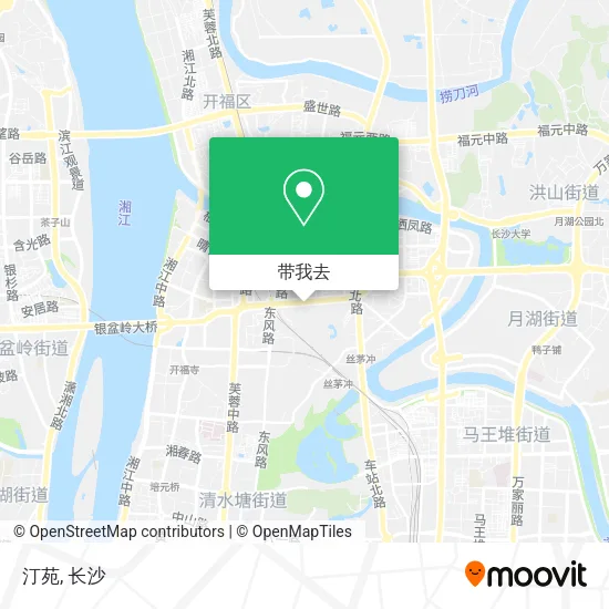 汀苑地图