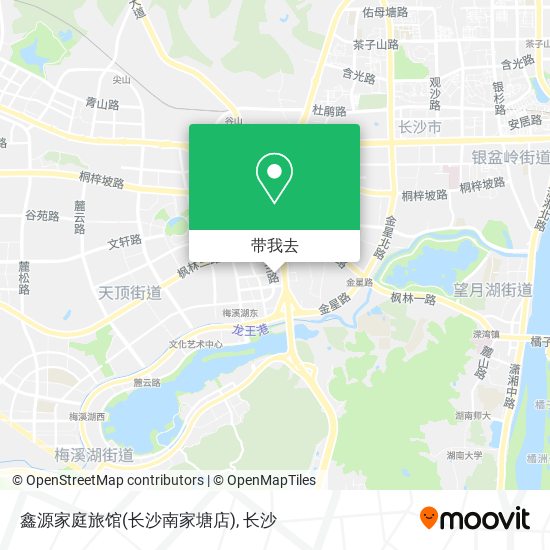 鑫源家庭旅馆(长沙南家塘店)地图