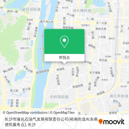 长沙市液化石油气发展有限责任公司(裕南街道向东南便民服务点)地图