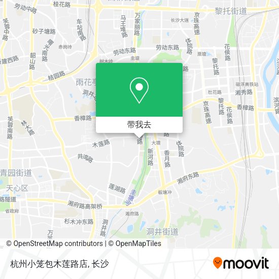 杭州小笼包木莲路店地图