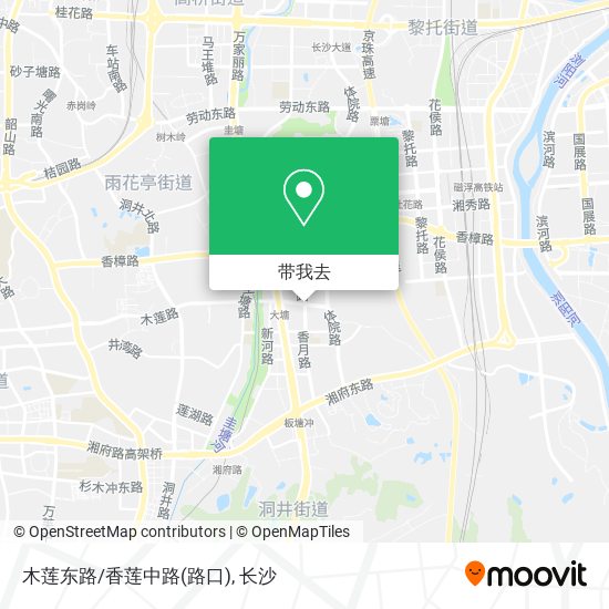 木莲东路/香莲中路(路口)地图