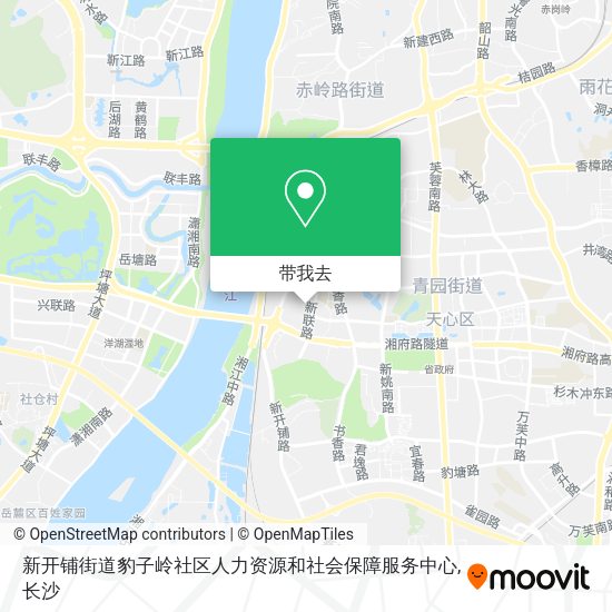 新开铺街道豹子岭社区人力资源和社会保障服务中心地图