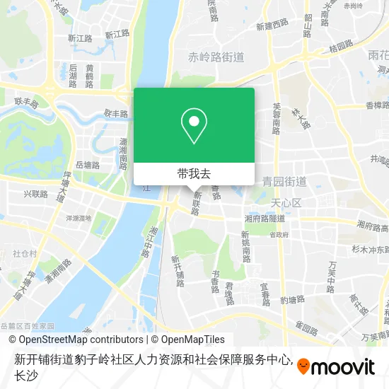 新开铺街道豹子岭社区人力资源和社会保障服务中心地图