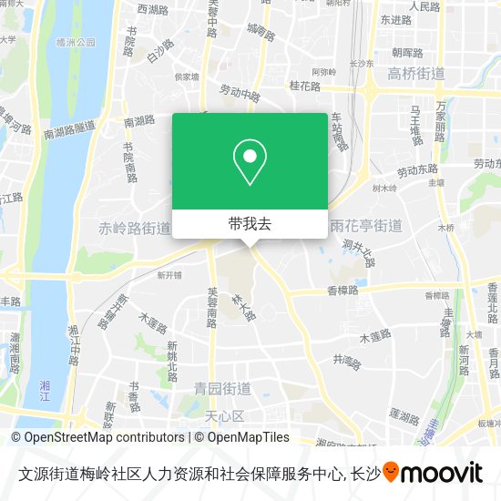 文源街道梅岭社区人力资源和社会保障服务中心地图