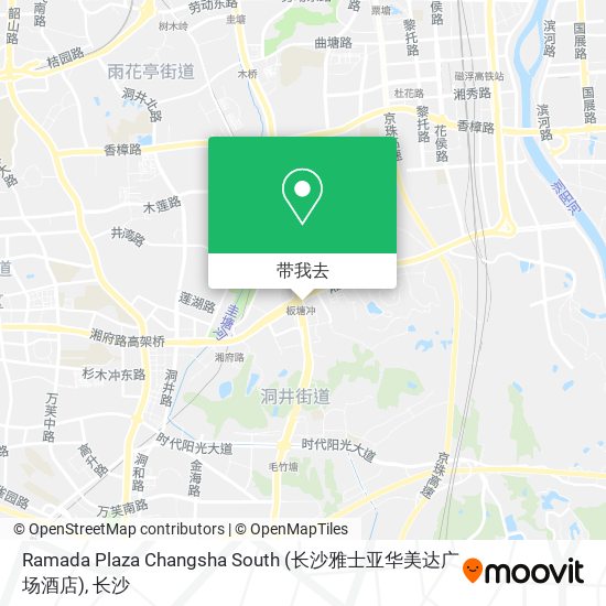Ramada Plaza Changsha South (长沙雅士亚华美达广场酒店)地图