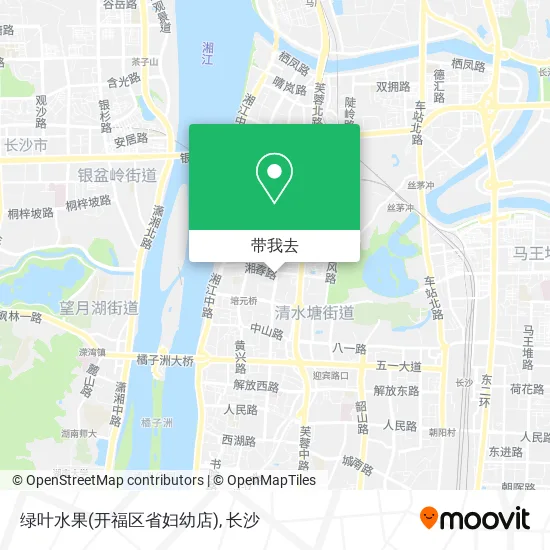 绿叶水果(开福区省妇幼店)地图