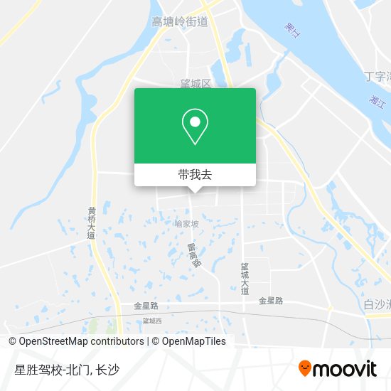 星胜驾校-北门地图