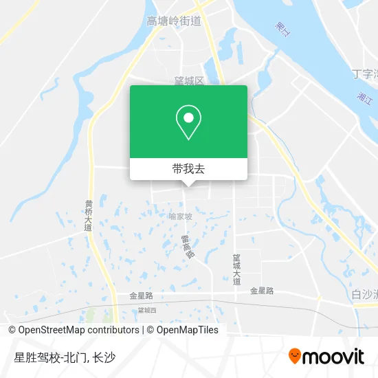 星胜驾校-北门地图