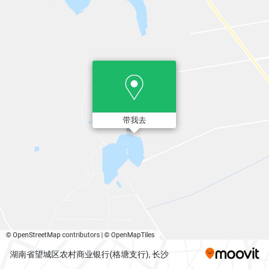 湖南省望城区农村商业银行(格塘支行)地图