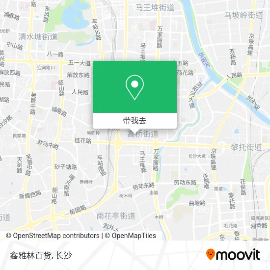鑫雅林百货地图