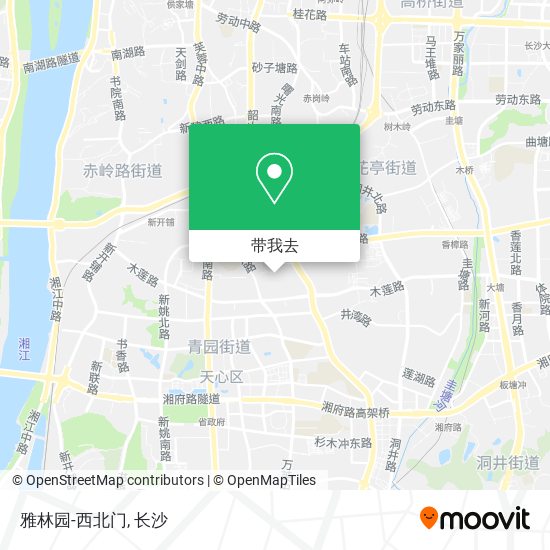 雅林园-西北门地图