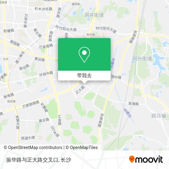 振华路与正大路交叉口地图
