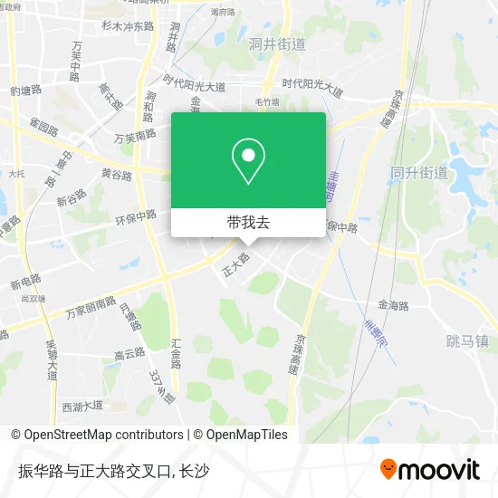 振华路与正大路交叉口地图