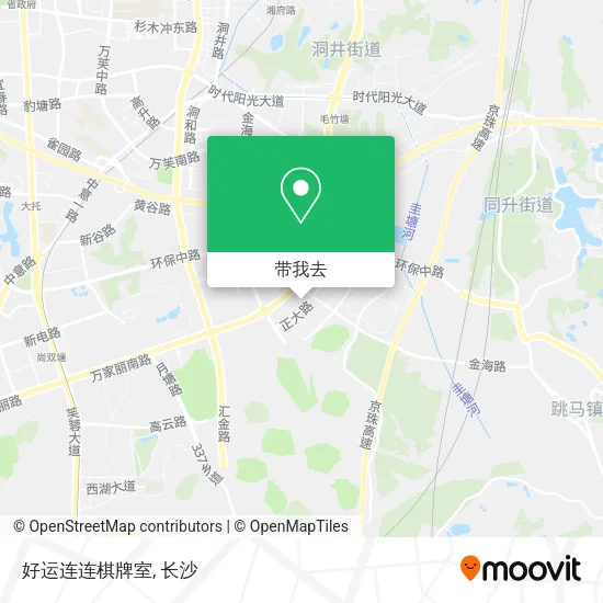 好运连连棋牌室地图