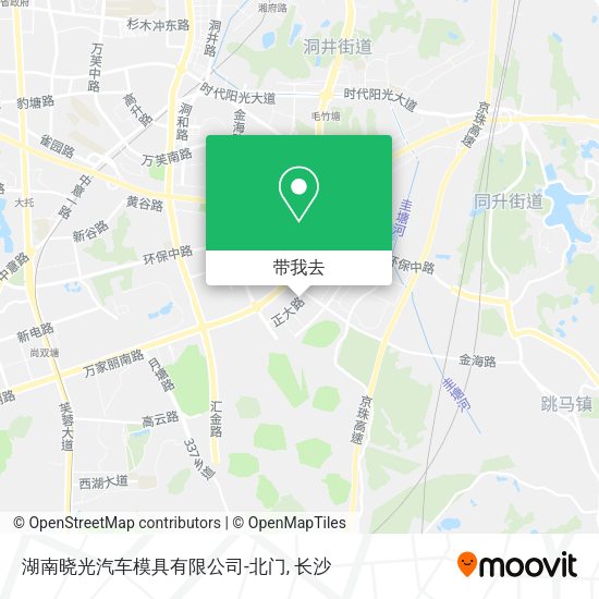 湖南晓光汽车模具有限公司-北门地图
