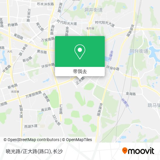 晓光路/正大路(路口)地图