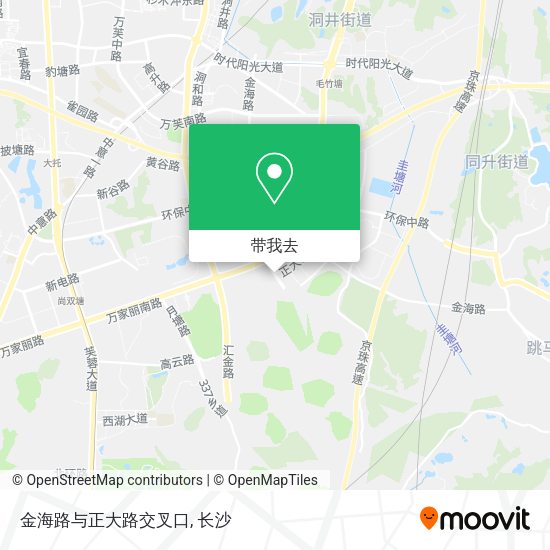 金海路与正大路交叉口地图