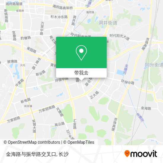 金海路与振华路交叉口地图