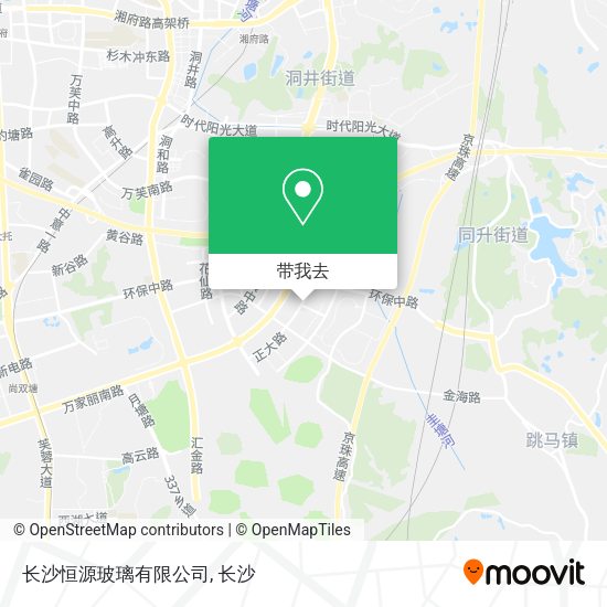 长沙恒源玻璃有限公司地图