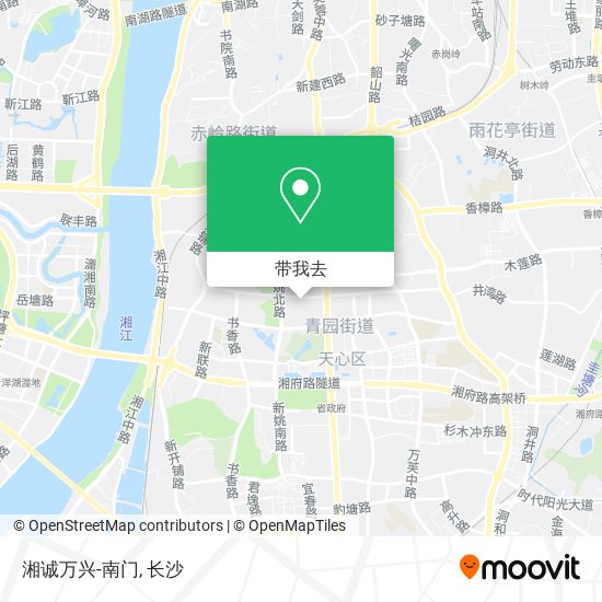 湘诚万兴-南门地图