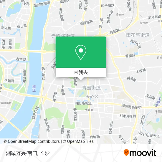湘诚万兴-南门地图