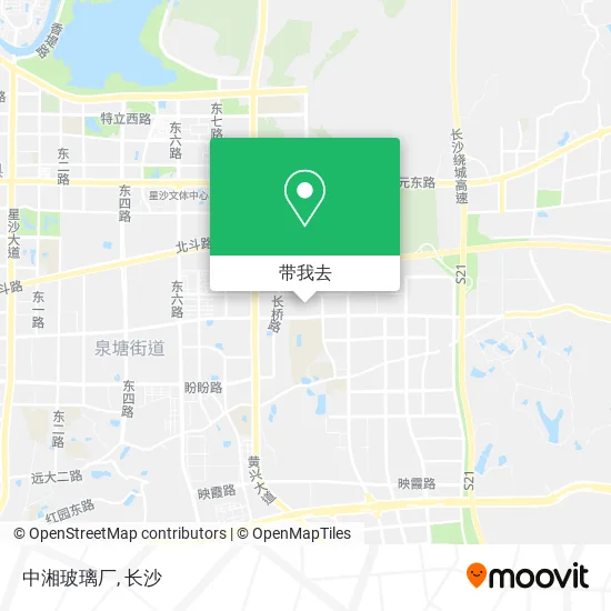中湘玻璃厂地图