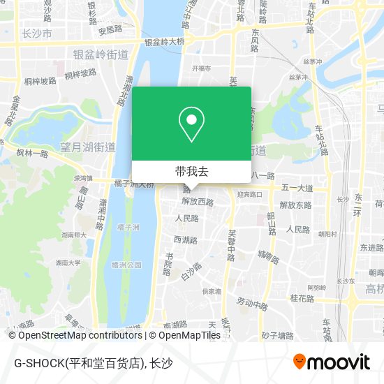 G-SHOCK(平和堂百货店)地图