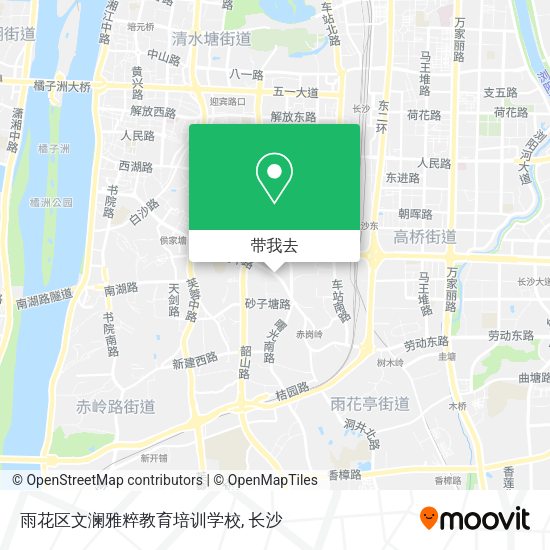雨花区文澜雅粹教育培训学校地图