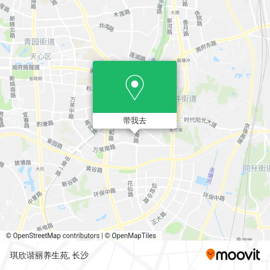 琪欣谐丽养生苑地图