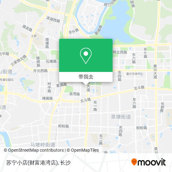 苏宁小店(财富港湾店)地图