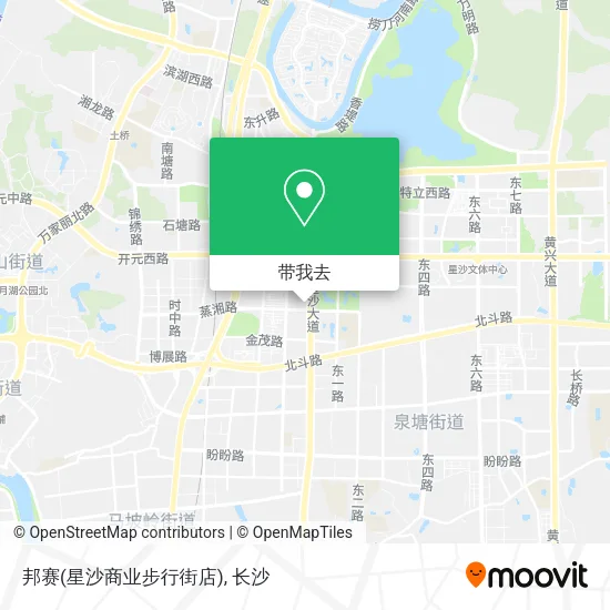 邦赛(星沙商业步行街店)地图