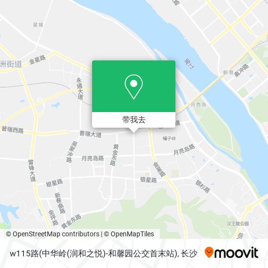 w115路(中华岭(润和之悦)-和馨园公交首末站)地图