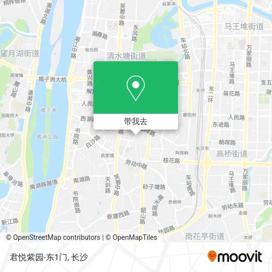 君悦紫园-东1门地图