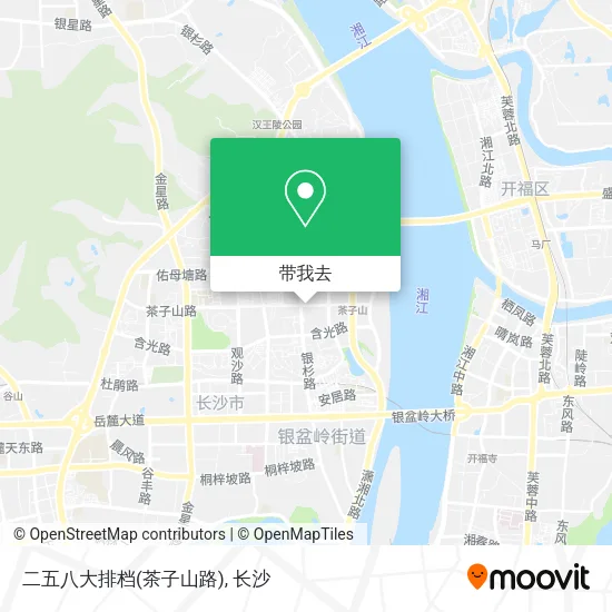 二五八大排档(茶子山路)地图