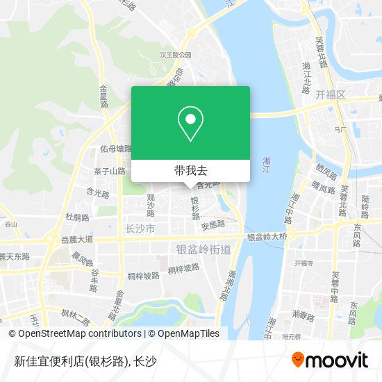 新佳宜便利店(银杉路)地图