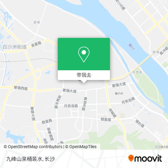 九峰山泉桶装水地图