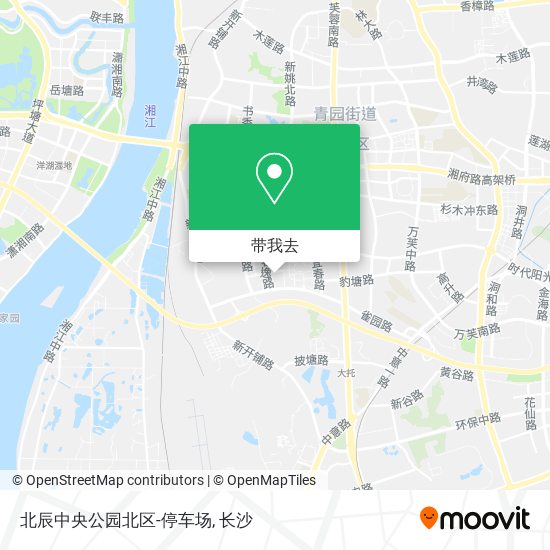 北辰中央公园北区-停车场地图