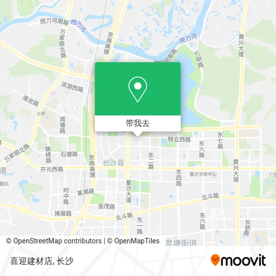喜迎建材店地图