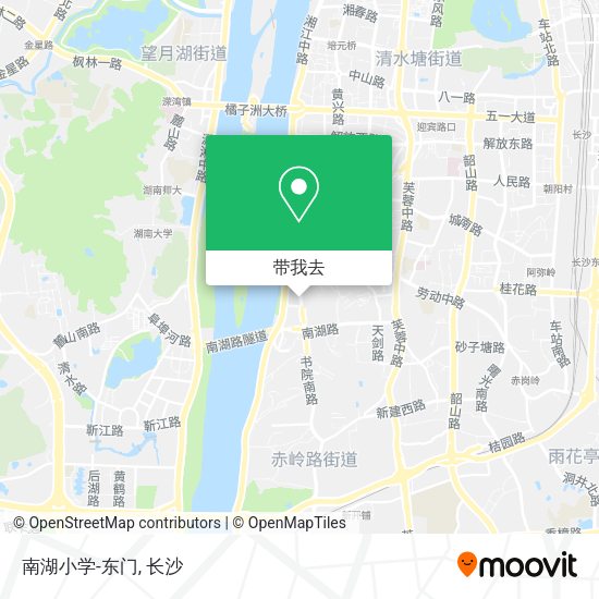 南湖小学-东门地图