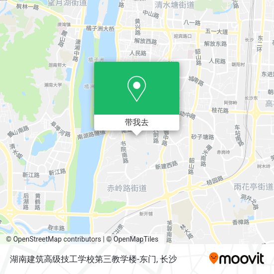 湖南建筑高级技工学校第三教学楼-东门地图