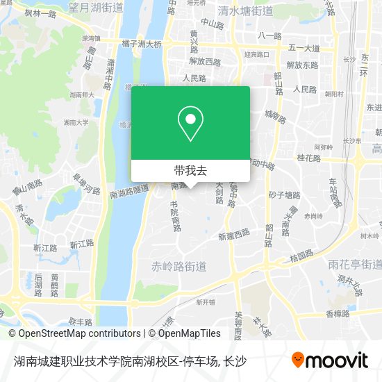 湖南城建职业技术学院南湖校区-停车场地图