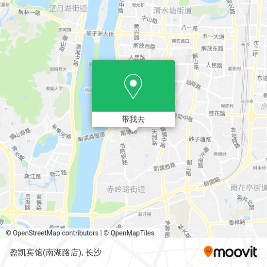 盈凯宾馆(南湖路店)地图